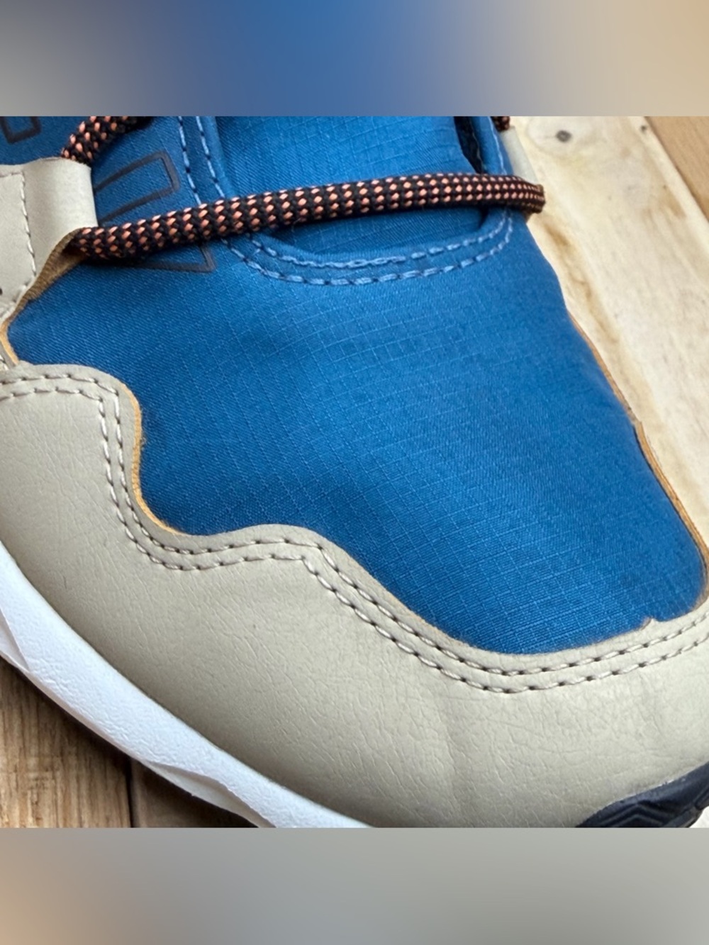 OAKLEY MADIC Blue/Orange/Tan Ripstop & Rubber Sole Hiking Tactical Shoes Size 10 - Picture 10 of 13